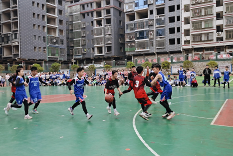 祁东县玉河小学举行第二届班级篮球赛 