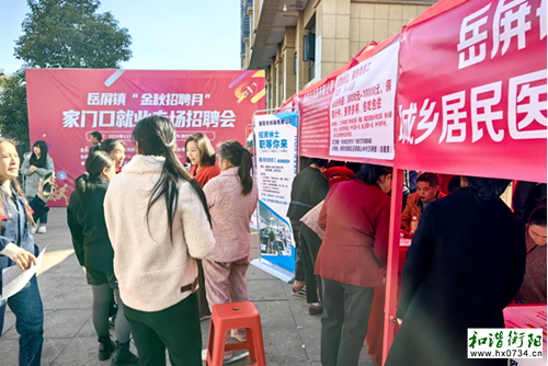 岳屏镇：家门口的招聘会，就业服务零距离