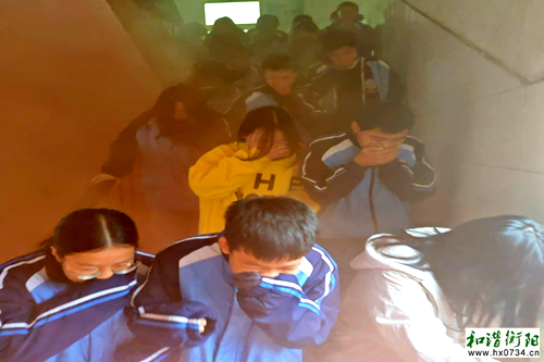 衡东县九中：开展消防演练，提升学生安全应急能力  