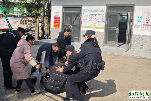 校园安全｜寿岳中心学校开展校园反恐防暴应急演练