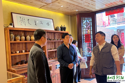 祁东县政协文艺工作组来归阳镇调研