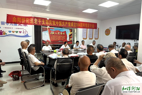 向阳桥街道老干部党支部举办迎“七一”主题活动