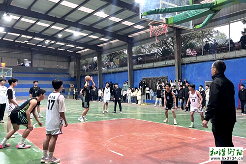 衡南县八中高中男子篮球赛热血收官