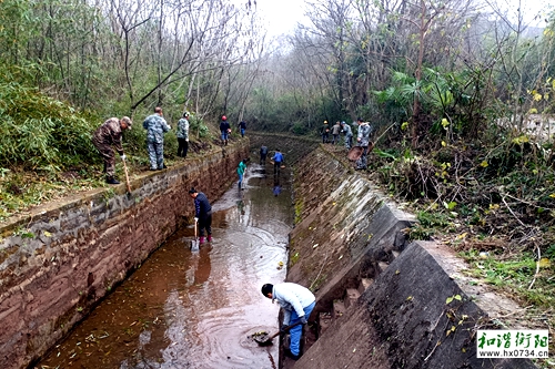 衡南县斗山桥水库打响冬春水利设施维护攻坚战