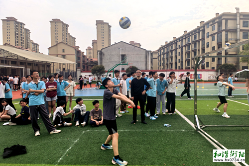 衡南县星火中学举行九年级体育模拟测试